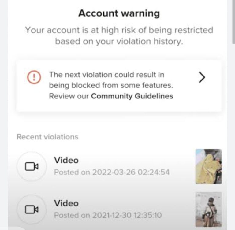 How Long Does an Account Warning Stay on TikTok?